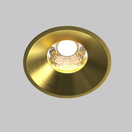 Встраиваемый светильник Round 3000K 12W 50°, DL058-12W3K-BS. TM Maytoni