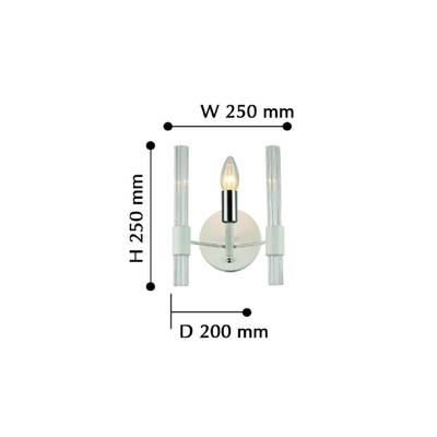 Бра Supreme 2539-1W, 1*E14*40W. ТМ F-Promo