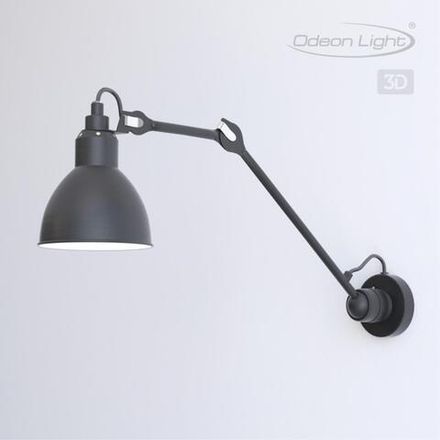 4125/1WD MODERN ODL19 681 черный Бра на кронштейне Е14 1*40W ARTA