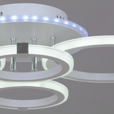 06319-3.3-04 WH+CR (RGB) светильник потолочный Reluce, LED