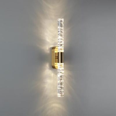 7145/10WL L-VISION ODL26 Настенный светильник  античная бронза/хрусталь/металл IP20 LED 10W 900Лм 3000K 180° 220V PILAR