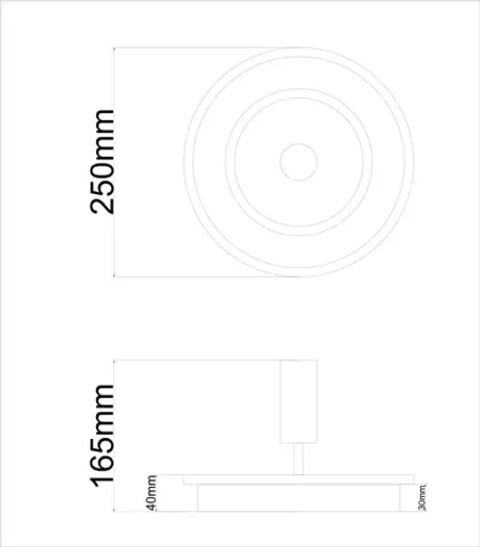 Спот Arte Lamp TOMMY A2607AP-20GO, 1хLED