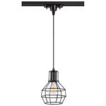 370423 PORT NT19 294 черный Светильник трековый однофазный трехжильный IP20 E27 50W 220V ZELLE