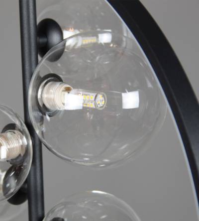 09408-5A,19 Люстра Иона черный d50 h150 G9 5*5W (4000K) (Led лампы в комплекте 4000К)
