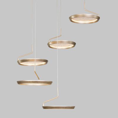 Подвесной светодиодный светильник 90034/6 золото