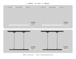 Светильник светодиодный трековый GL6782 WH белый LED 24W 3000K 600*22*1025