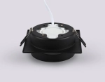 Светильник встраиваемый TN52422 BK/FR черный/белый матовый GX53 max 12W 105*105*45