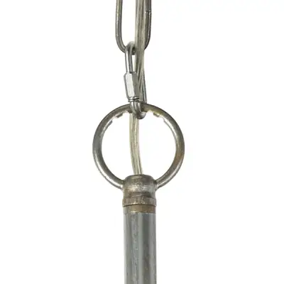 712164 Люстра AGAVE 6х40W E27 СЕРЕБРО С ПАТИНОЙ/ПРОЗРАЧНЫЙ Lightstar