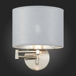 SLE300511-01 Бра Никель/Серый, Серебристый E27 1*40W