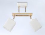 Светильник подвесной TR9501/2 WH/FGD/FR белый/золото/белый матовый E27/2 max 40W 510*100*270