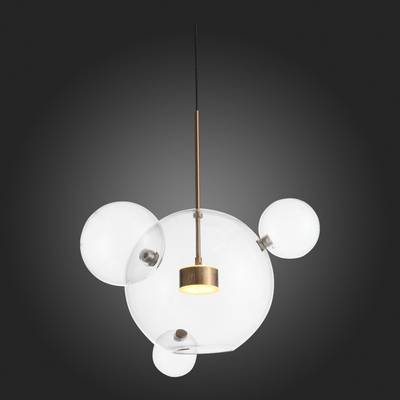 SL1133.203.01 Светильник подвесной ST-Luce Латунь/Прозрачный LED 1*14W 3000K