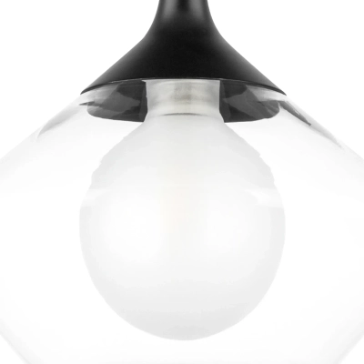 801202 Люстра VETRO 1х6W(led) G9 ЧЕРНЫЙ/ПРОЗРАЧНЫЙ Lightstar