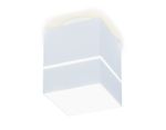 Накладной светодиодный точечный светильник TN257 WH/S белый/песок LED 4200K 7W 80*80*100