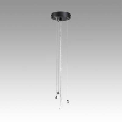 7753/L SN Подвесное крепление для светильника QUANTUM LED металл/черный 1,5м QUANTUM