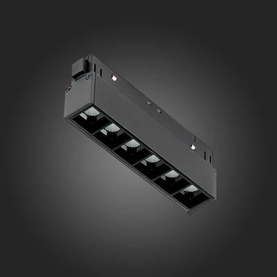 ST361.446.06 Магнитный трековый светильник Черный LED 1*6W 4000K 532Lm Ra&gt;80 36° IP20 L115xW22xH44 48V