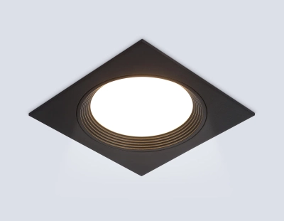 Светильник встраиваемый TN51804 BK черный GX53 max 15W 110*110*23