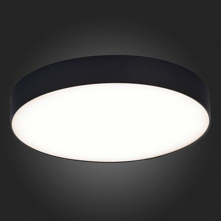 ST606.442.48 Светильник потолочный Черный LED 1*48W 4000K 4 320Lm Ra&gt;85 120° IP20 D400xH55 185-265V