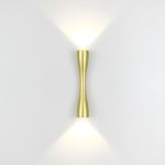 4292/10WL HIGHTECH ODL22 373 золотистый/металл Настенный светильник IP20 LED 10W 536Лм 3000K ANIKA