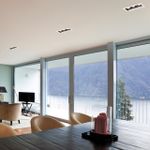 370714 SPOT NT20 546 белый/черный Светильник встраиваемый карданный IP20 GU10 3*50W 220V GESSO