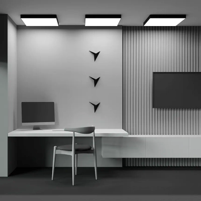 Потолочный светильник Зон / Zon 90 Вт 3000 К 120°, C032CL-90W3K-SQ-B. TM Maytoni