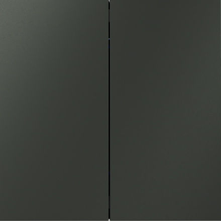VLS020606 Выключатель с самовозвратом встраиваемый VOLTUM S70 двухклавишный 10А, (титан) (ТМ Maytoni)