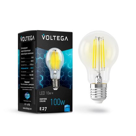 Светодиодная лампа Crystal Graphene A60 10W 4000K E27, 7101. TM Maytoni