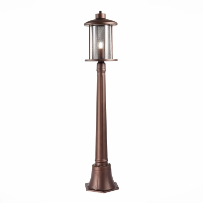 SL080.415.01 Светильник уличный наземный ST-Luce Темный кофе/Прозрачный, Темный кофе E27 1*60W