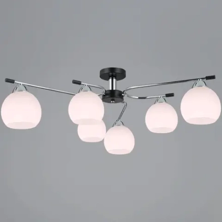 IL0638-6CSQ-24 CR BK LIBRA светильник потолочный ILLUMICO, E27х6