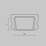 Рассеиватель для профиля 15×06 (Чёрный, 2 м), ALM-001-B-DF-2M 642021. TM Maytoni