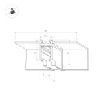 Коннектор угловой MAG-MICROCOSM-CON-FDW-L90-INT (BK, внутренний) (Arlight, IP20)