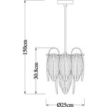 Подвесной светильник Arte Lamp EVIE A4052SP-1SG, 1хE27