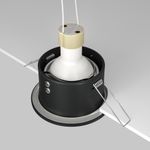Встраиваемый светильник Зум / Zoom 1*GU10 10 Вт IP65, DL032-2-01B. TM Maytoni