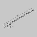 Провод питания для токоведущей ленты Exility IP O-TR002-HSP. TM Maytoni