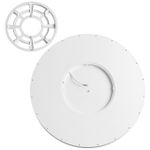 7659/40L MITRA LED SN 52 Светильник пластик/белый LED 40Вт 3000/4000K D495 IP40 ALFA WHITE