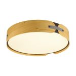 7721/65L AVRA LED SN 36 Светильник металл/пластик/белый/черный/дерево LED 65Вт 3000-6000K D450 IP20 пульт ДУ CORAGGIO