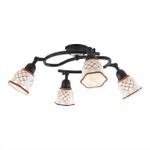 Citilux Ажур CL534543 Спот поворотный Чёрный Красный
