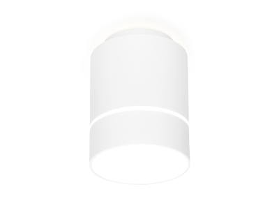 Накладной светодиодный точечный светильник TN255 WH/S белый/песок LED 4200K 7W D80*110