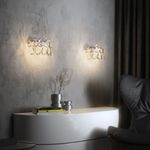 Настенный светодиодный светильник с хрусталем 437/1 Strotskis, LED