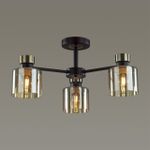 5643/3C COMFI LN23  чёрный, бронза Люстра потолочная E27 3*60W 220V ARLIN