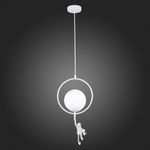 SLE115113-01 Светильник подвесной Белый/Белый E27 1*60W