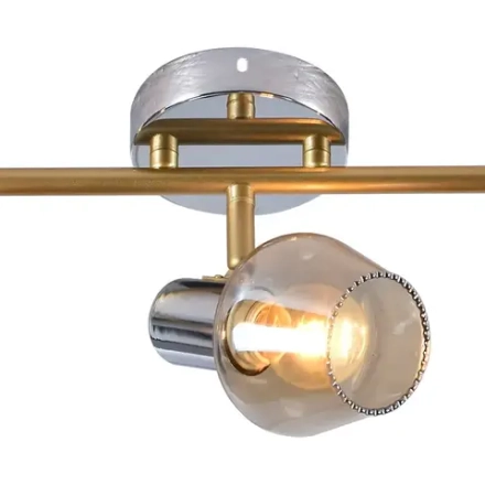 05949-0.8-03 CR+GOLD светильник потолочный Reluce, E14х3