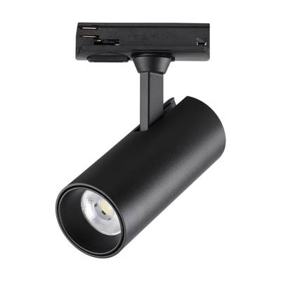 359154 PORT NT23 120 черный Светильник трековый однофазный трехжильный IP20 LED 15W 220V 4000К 1440Лм SELENE