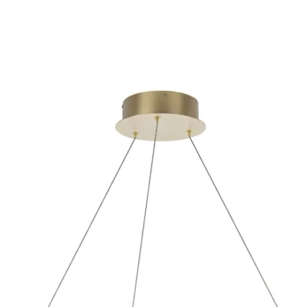 736333 Люстра ROTONDA 70W LED 3805LM 120G ЗОЛОТО 3000K