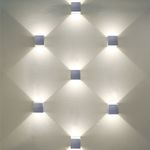 Уличный настенный светодиодный светильник 1548 TECHNO LED WINNER алюминий 1548 TECHNO LED WINNER алюминий