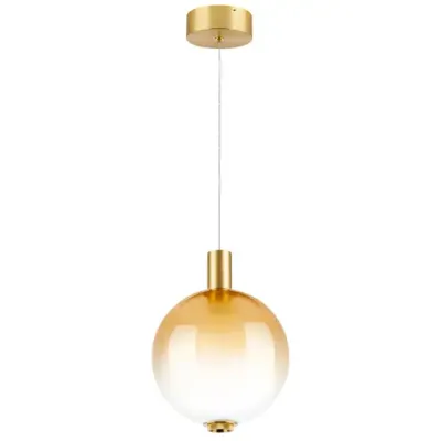 805403 Люстра COLORE LED 1х6W 320LM ЗОЛОТО/ЯНТАРНЫЙ 3000K Lightstar