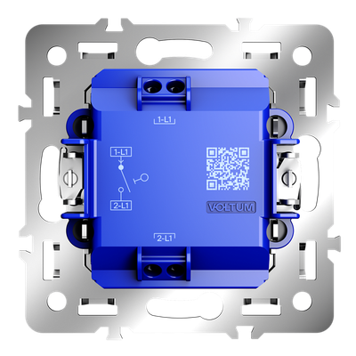 VLS0106M Механизм выключателя с самовозвратом одноклавишного 10А, S70. (ТМ Maytoni)
