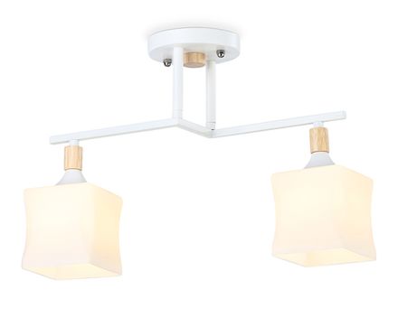 Светильник подвесной TR9484/2 WH/FR белый/белый матовый E27/2 max 40W 405*175*280