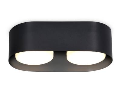Светильник накладной TN70821/2 BK черный GX53/2 max 12W 200*100*60