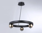 Светильник светодиодный подвесной FL5961 BK/GD черный/золото 4200K 32W D600*1200 (Без ПДУ)