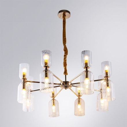 Подвесная люстра Arte Lamp CHARM A1623LM-16GO, 16хE14